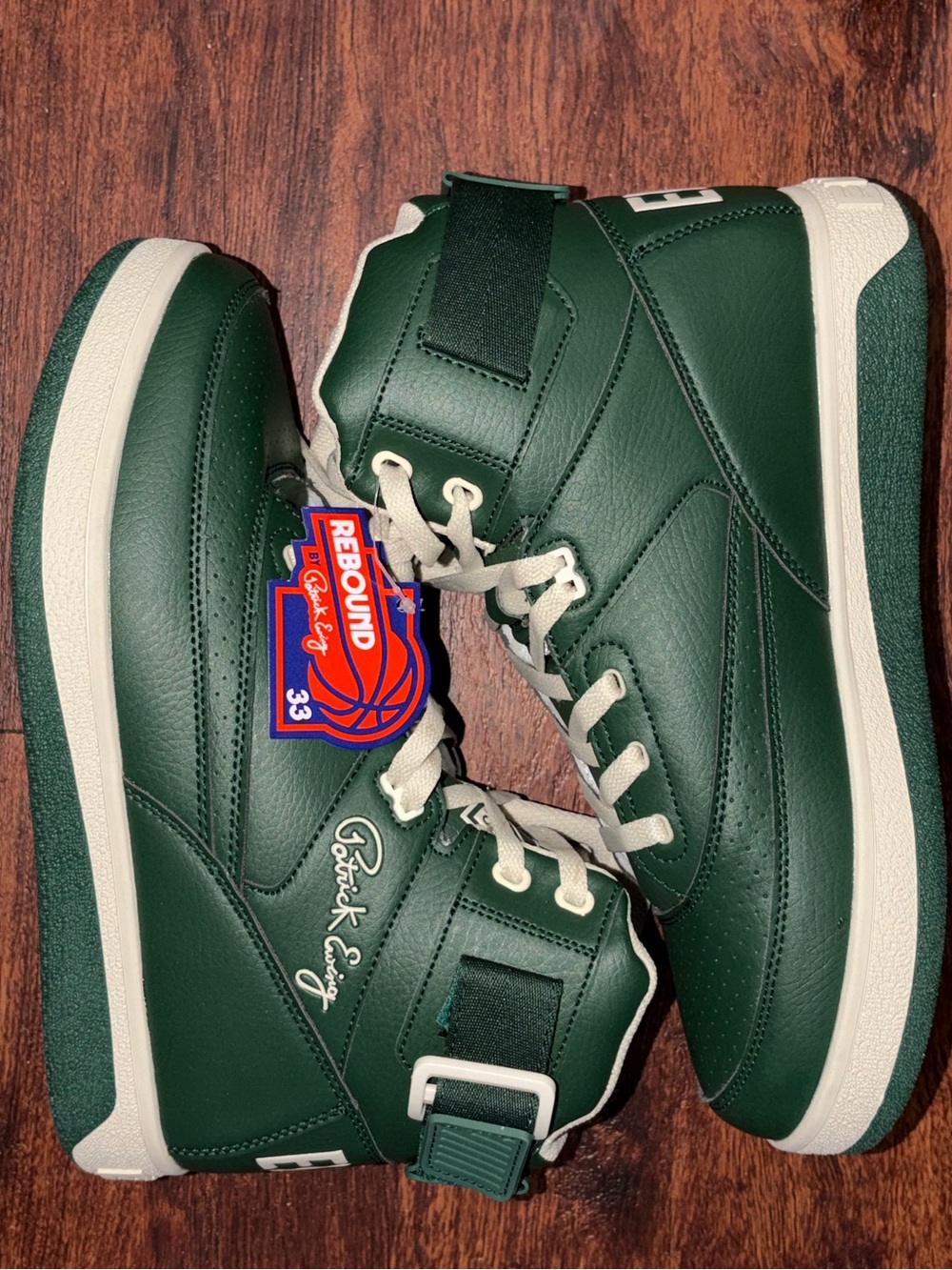 Patrick Ewings shoes size 9 green